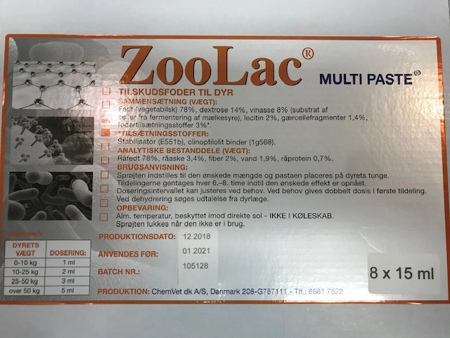 ZooLac Multipaste 15 ml